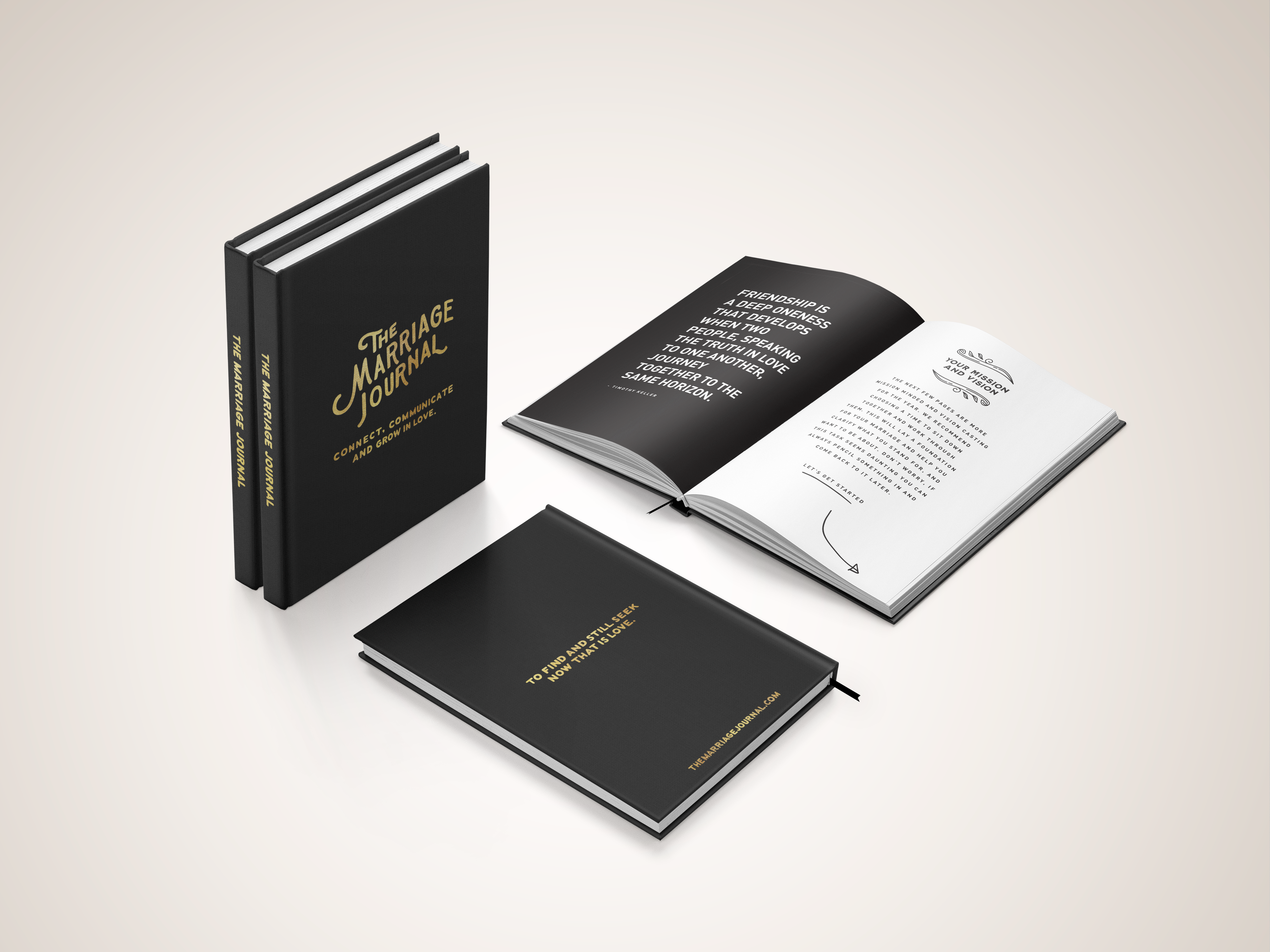 The Marriage Journal™ - Black & Gold Edition